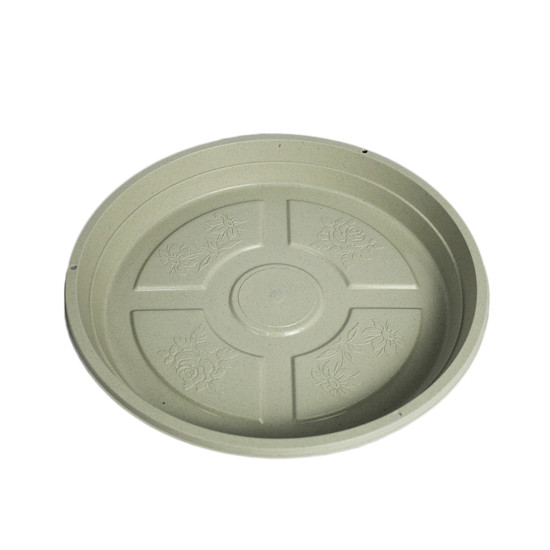 Imagem PRATO PARA VASO DE PLANTAS EM POLIPROPILENO COR CINZA 4X31CM - ATACAPLAST
