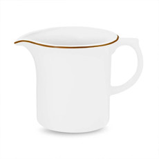 Imagem de LEITEIRA FLAMINGO SOFIA 600ML EM PORCELANA BRANCA 12X18X12,5CM - OXFORD - Oxford Porcelanas Sudeste Ltda