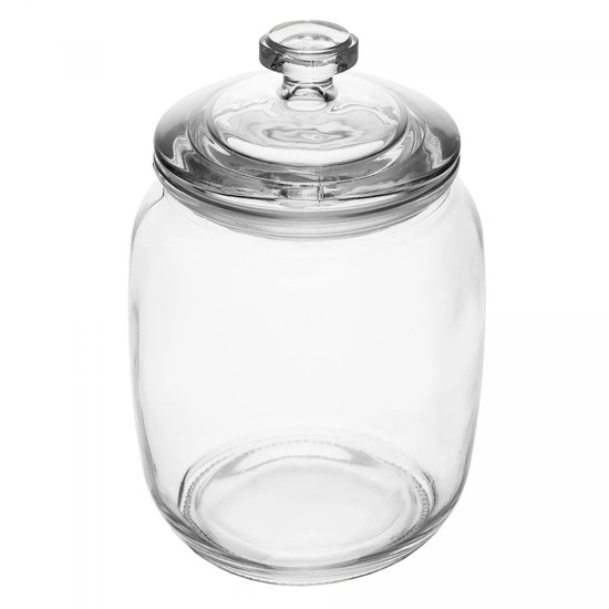 Imagem POTE HERMÉTICO PURE 1,6L EM VIDRO 17X12X12CM - LYOR