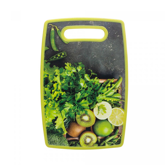 Imagem TÁBUA PARA CORTE DE PLÁSTICO COM ESTAMPA DE KIWI 1X30X20CM - LYOR