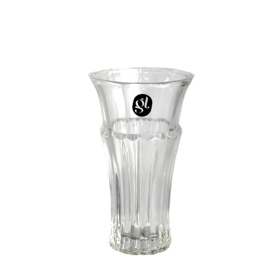 Imagem VASO DECORATIVO ESTRIADO EM VIDRO 15X9X9CM - GRILLO