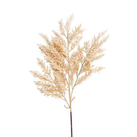 Imagem HASTE DECORATIVA DE GALHOS BRANCOS E DOURADOS 70CM - CROMUS