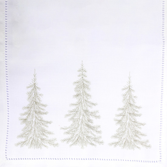 Imagem CAMINHO DE MESA NATALINO BRANCO 180X40CM - CROMUS