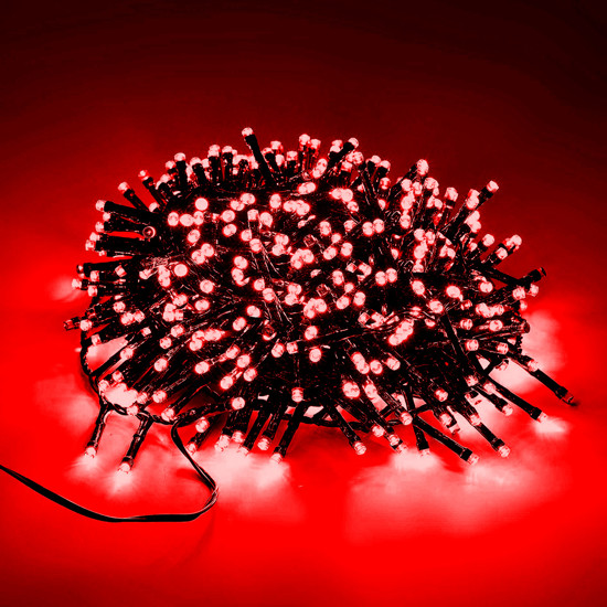 Imagem CORDÃO DECORATIVO COM 1000 LEDS DE LUZ FIXA 20M - GRILLO