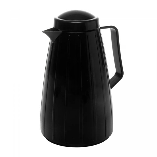 Imagem GARRAFA TÉRMICA CARROSSEL 400ML PRETA DE PLÁSTICO 20X12X10CM - WOLFF