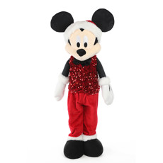 Imagem de MINNIE NATALINA COM GORRO VERMELHO E VESTIDO COM LANTEJOLAS VERMELHAS - CROMUS - Cromus Embalagens Ind E Com Ltda