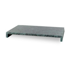 Imagem de BANDEJA RETANGULAR DECORATIVA DE MÁRMORE VERDE 3X30X20CM - CROSS - Cross Comercial Ltda