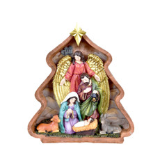 Imagem de FAMÍLIA SAGRADA DECORATIVA EM RESINA 20X17X4CM - GRILLO - Grillo Ltda