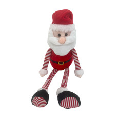 Imagem de PAPAI NOEL PERNA LONGA DECORATIVO DE ALGODÃO 33X12CM - TUUT - Yangzi Brasil Corporation S A 