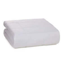 Imagem de EDREDOM QUEEN 200 FIOS 100% ALGODÃO VINCI BRANCO 250X250CM - TRUSSARDI - Karsten S.A 