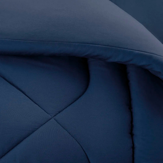 Imagem EDREDOM QUEEN 300 FIOS GRASSO 100% ALGODÃO AZUL SICILIANO - TRUSSARDI