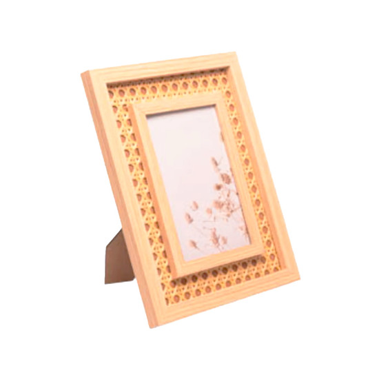 Imagem PORTA RETRATO DE MDF COM TRELIÇA 10CM X 15CM - LYOR