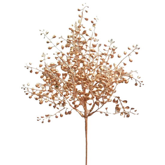 Imagem HASTE DECORATIVA DE BERRY MATTE DOURADO DE PLÁSTICO 42X15CM - GRILLO