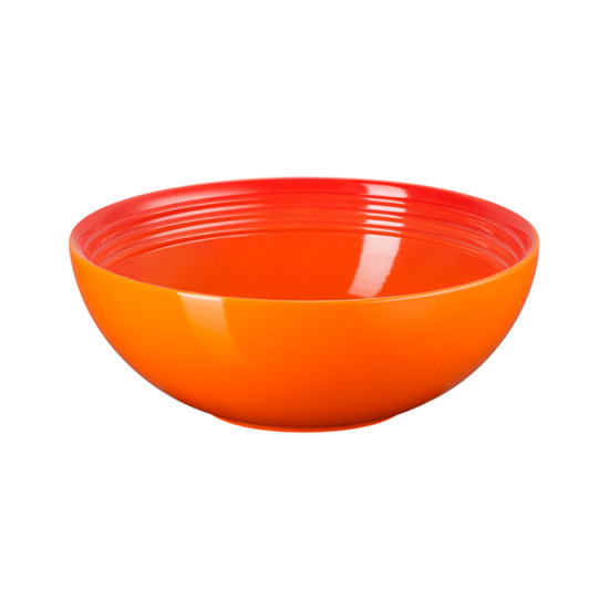 Imagem BOWL DE SERVIR VANCOUVER 2,2L LARANJA DE CERÂMICA 24CM - LE CREUSET
