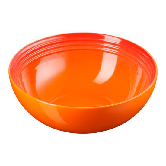 Imagem BOWL DE SERVIR VANCOUVER 2,2L LARANJA DE CERÂMICA 24CM - LE CREUSET