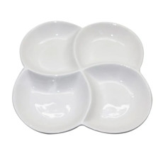 Imagem de PETISQUEIRA COM 4 DIVISÓRIAS EM NEW BONE CHINA 3X22CM - L'HERMITAGE - Full Fit Industria Importacao E Comercio Ltda.