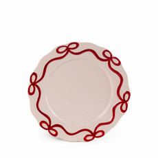 Imagem de PRATO DE SOBREMESA LAÇO CHARLOTTE CEREJA DE CERÂMICA 20CM - CERÂMICA LUIZ SALVADOR - São Lourenco Comercio E Decoracao Eireli