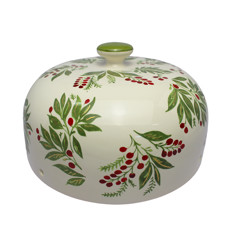 Imagem de TAMPA PARA BOLO DE CERÂMICA 15,5X18X18CM - CERÂMICA LUIZ SALVADOR - São Lourenco Comercio E Decoracao Eireli