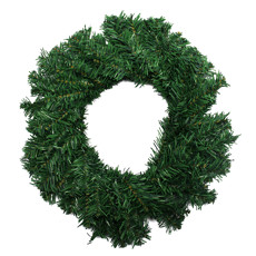 Imagem de GUIRLANDA DECORATIVA NATALINA VERDE EM PLÁSTICO E METAL 40X40CM - GRILLO - Grillo Ltda