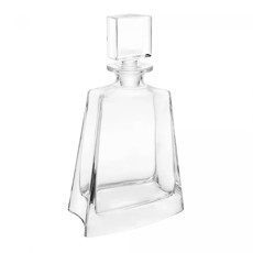 Imagem de GARRAFA PARA WHISKY LAS VEGAS 700ML CRISTAL ECOLÓGICO 27X14X7CM - WOLFF - Rojemac Impotacao E Exportacao Ltda