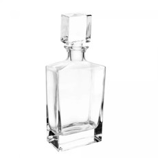 Imagem de GARRAFA PARA WHISKY LAS VEGAS 850ML CRISTAL ECOLÓGICO 32X11X6CM - WOLFF - Rojemac Impotacao E Exportacao Ltda