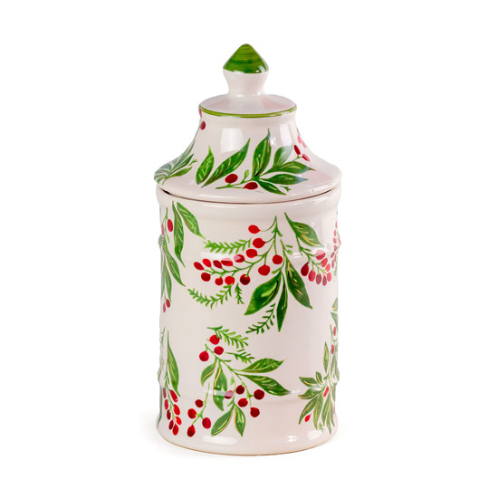 Imagem POTE BERRIES FÁRMACIA NATALINO DE CERÂMICA 22X13CM - CERÂMICA LUIZ SALVADOR