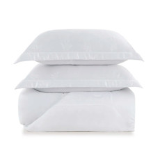 Imagem de JOGO DE COLCHA QUEEN 300 FIOS DE ALGODÃO BAMBU OLIVINE BRANCO - TRUSSARDI - Karsten S.A 