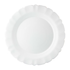 Imagem de PRATO RASO VIDRO OPALINE PLISSÊ GOLD 27CM - TUUT - Yangzi Brasil Corporation S A 