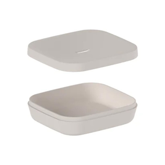 Imagem SABONETEIRA AURA BEGE DE POLIESTIRENO 3X11X10CM - OU