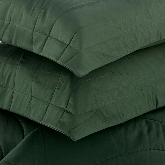 Imagem JOGO DE COLCHA QUEEN 300 FIOS DE ALGODÃO NOVARA FOGLI - TRUSSARDI