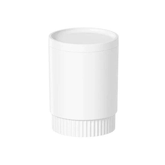 Imagem PORTA ALGODÃO E COTONETE DÓRICA DE POLIÉSTIRENO 10,7X7,8X7,8CM - OU