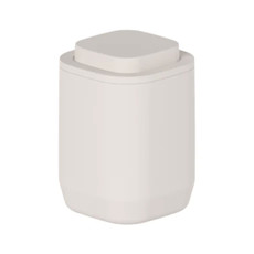 Imagem de PORTA ALGODÃO AURA BEGE DE POLIESTIRENO 11,5X8X8CM - OU - Martiplast Industria E Comercio De Plast