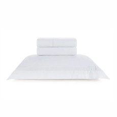 Imagem de JOGO DE CAMA SOLTEIRO 200 FIOS DE ALGODÃO FIESOLE BRANCO - TRUSSARDI - Karsten S.A 
