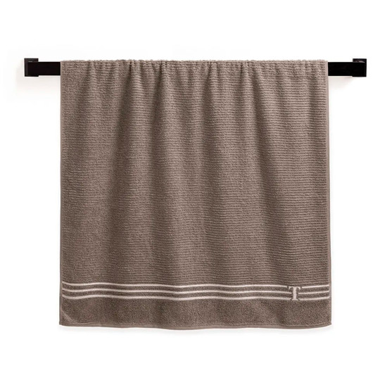 Imagem TOALHA DE PRAIA 100% ALGODÃO ISOLA LEGNO / BRANCO - TRUSSARDI