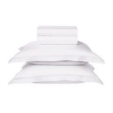 Imagem de JOGO DE CAMA KING TRUSSARDI 300 FIOS CETIM ALGODÃO EGÍPCIO GALIENO BRANCO - TRUSSARDI - Karsten S.A 