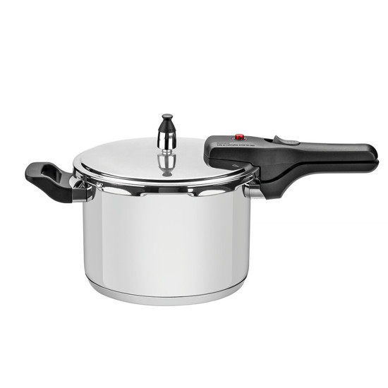 Imagem PANELA DE PRESSÃO BRAVA 6L EM AÇO INOX FUNDO TRIPLO - TRAMONTINA