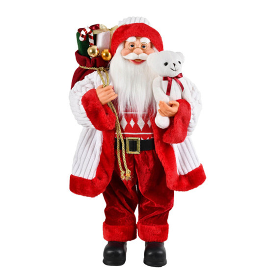 Imagem PAPAI NOEL DECORATIVO VERMELHO E BRANCO 60CM - GRILLO 