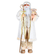 Imagem de PAPAI NOEL DECORATIVO DE PLÁSTICO E ALGODÃO 120CM - GRILLO - Grillo Ltda