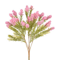 Imagem de BUQUÊ DECORATIVO DE MINI GYPSO ROSA DE PLÁSTICO MOLDÁVEL 32X11CM - GRILLO - Grillo Ltda