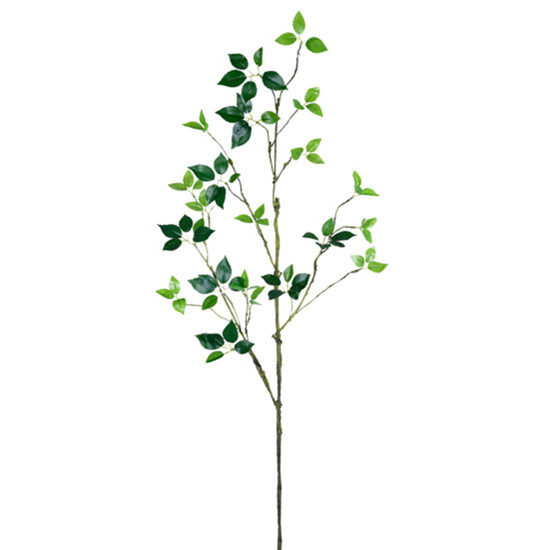 Imagem GALHO ARTIFICIAL MOLDÁVEL COM FOLHAS VERDES 112X41CM - GRILLO