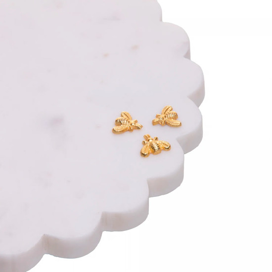 Imagem TÁBUA REDONDA DECORATIVA NEW BEE 30,5CM X 3,5CM DE MÁRMORE - WOLFF