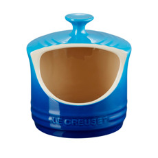 Imagem de PORTA SAL 300ML AZUL CARIBE EM CERÂMICA 13X12X12CM - LE CREUSET - Le Creuset Do Brasil 