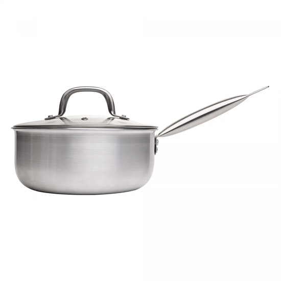 Imagem PANELA DE INDUÇÃO COM TAMPA PRIME COOK CINZA COM REVESTIMENTO ANTIADERENTE - WOLFF