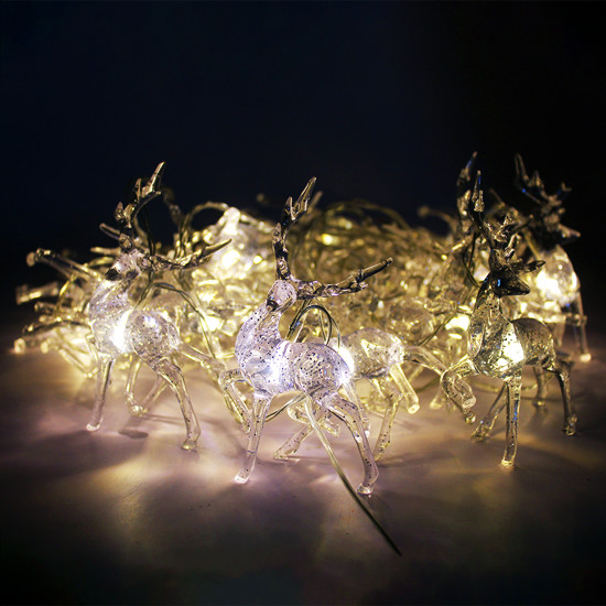 Imagem CORDÃO DE RENAS DE LED EM ACRÍLICO 6M BIVOLT - GRILLO