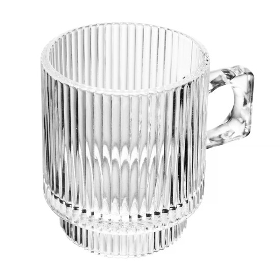 Imagem CANECA LINES 145ML DE CRISTAL 8X13X6CM - WOLFF