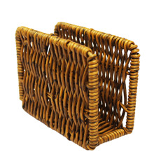 Imagem de PORTA-GUARDANAPO RETANGULAR DE FIBRA SINTÉTICA 9X12X5CM - ENTRECASA - Inverno Verao Comercio De Modas E Decoracao Eireli