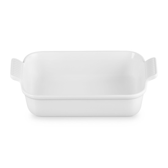 Imagem TRAVESSA RETANGULAR HERITAGE EM CERÂMICA WHITE 9,1X39X25,4 CM - LE CREUSET