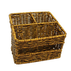 Imagem de PORTA-TALHERES QUADRADO DE FIBRA SINTÉTICA 16X18X15CM - ENTRECASA - Inverno Verao Comercio De Modas E Decoracao Eireli