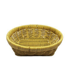 Imagem de CESTO REDONDO DECORATIVO DE FIBRA SINTÉTICA 6X22CM - ENTRECASA - Inverno Verao Comercio De Modas E Decoracao Eireli