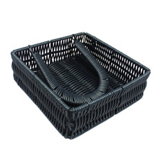 Imagem de PORTA-GUARDANAPO QUADRADO DE FIBRA SINTÉTICA AZUL ESCURO 6X18X18CM - ENTRECASA - Inverno Verao Comercio De Modas E Decoracao Eireli